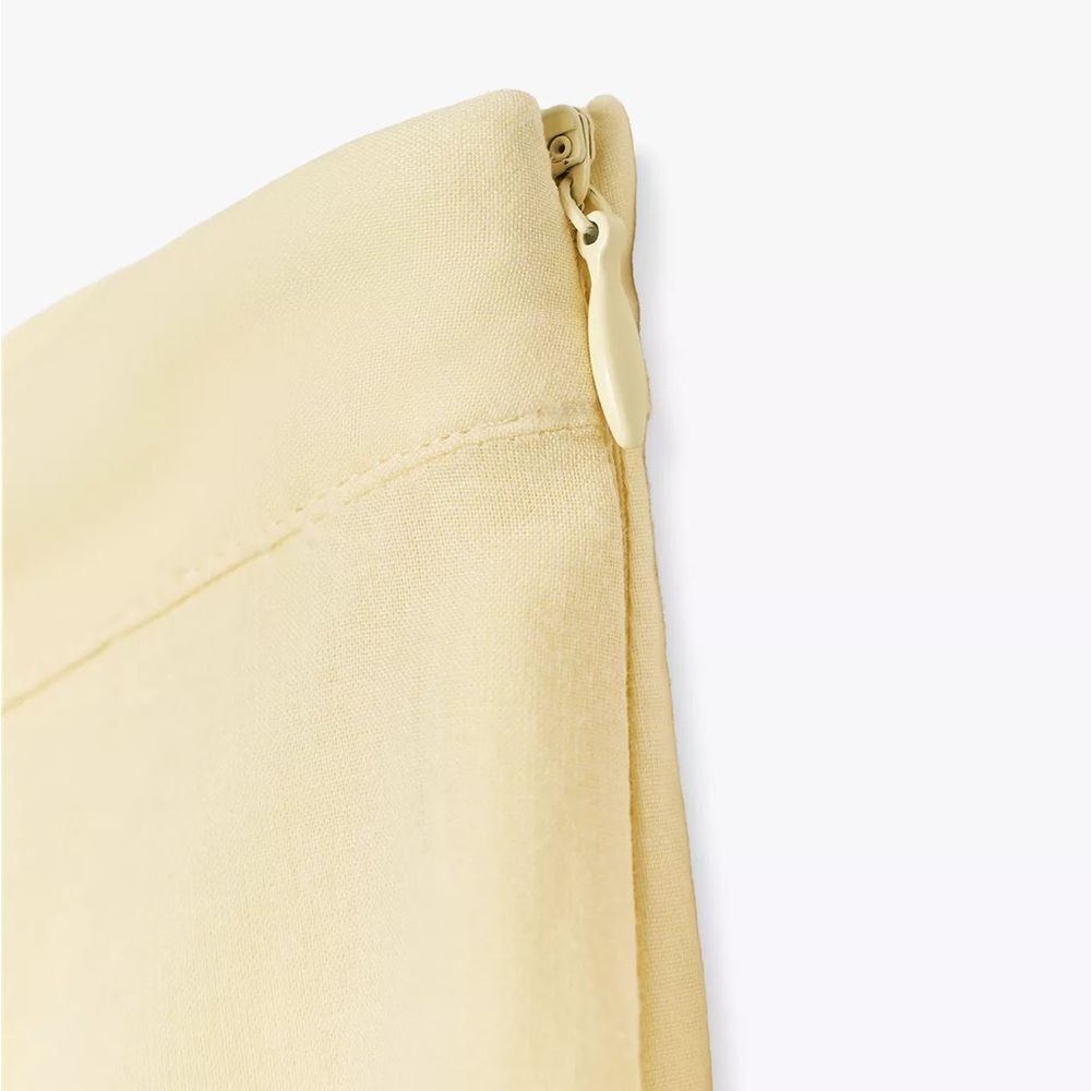 ZARA VOLUMINOUS ZW COLLECTION FLARED MIDI SKIRT - Picture 9 of 9